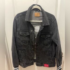 Womens Black Denim Jacket